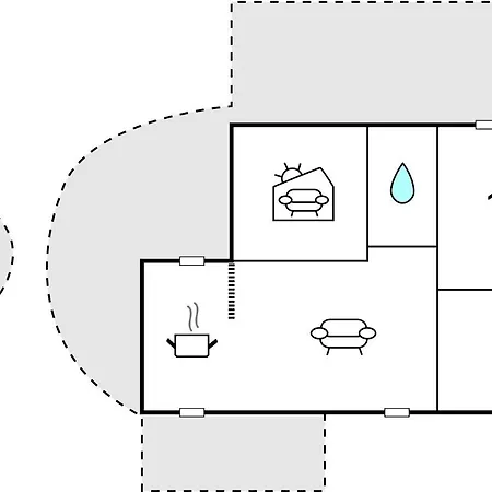 Three-bedroom Holiday In Tranekar Hébergement de vacances *